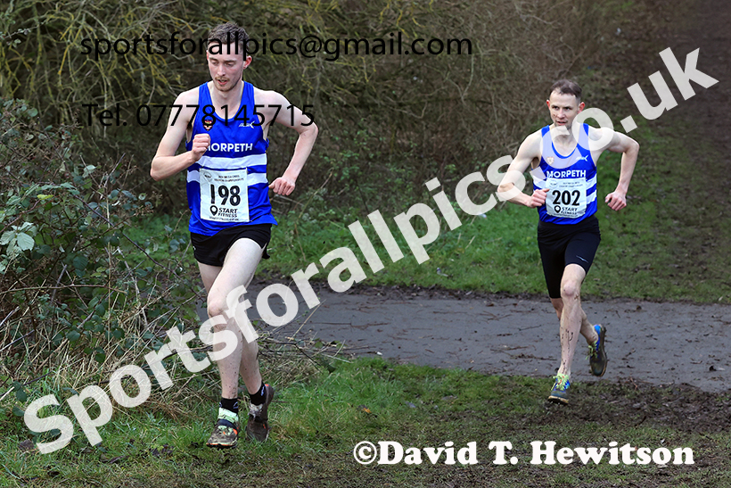 Senior mens 2024 NECAA Cross Country Champs., Temple Park, South Shields. Photo: David T. Hewitson/Sports for All Pics